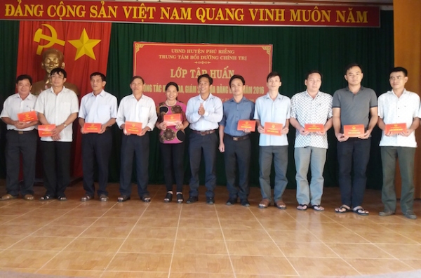 Tập huấn nghiệp vụ công tác kiểm tra, giám sát đợt 2 năm 2016