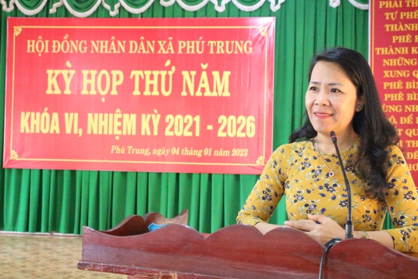 NĂM 2022 XÃ PHÚ TRUNG THU NGÂN SÁCH VƯỢT CHỈ TIÊU.