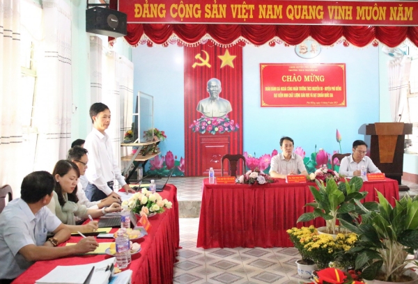 ĐÁNH GIÁ NGOÀI CÔNG NHẬN TRƯỜNG THCS NGUYỄN DU ĐẠT KIỂM ĐỊNH CHẤT LƯỢNG GIÁO DỤC VÀ ĐẠT CHUẨN QUỐC GIA.