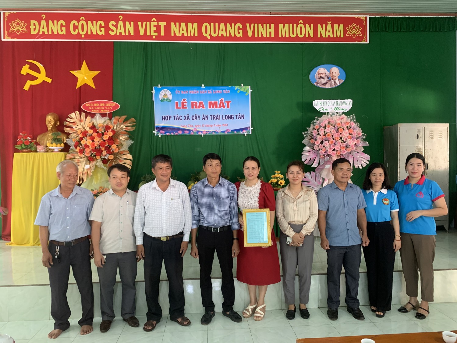 RA MẮT HTX CÂY ĂN TRÁI LONG TÂN