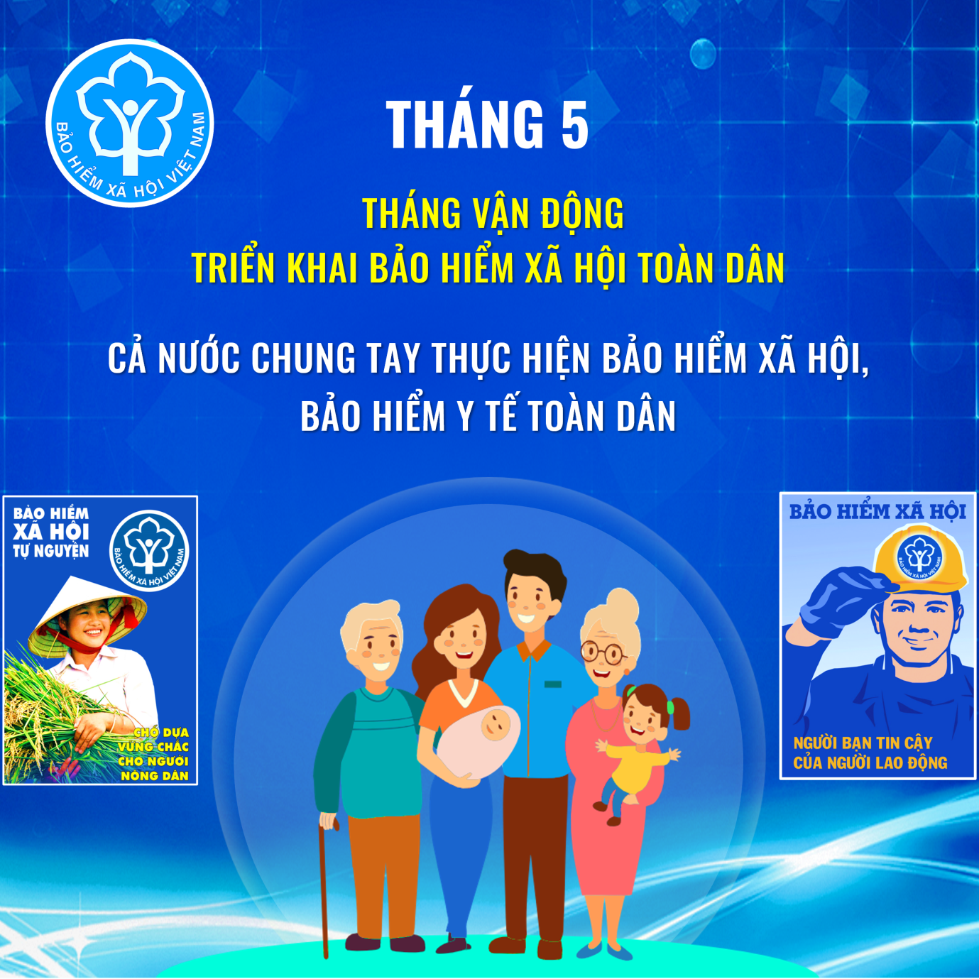 Tháng 5 - Tháng vận động, triển khai BHXH toàn dân