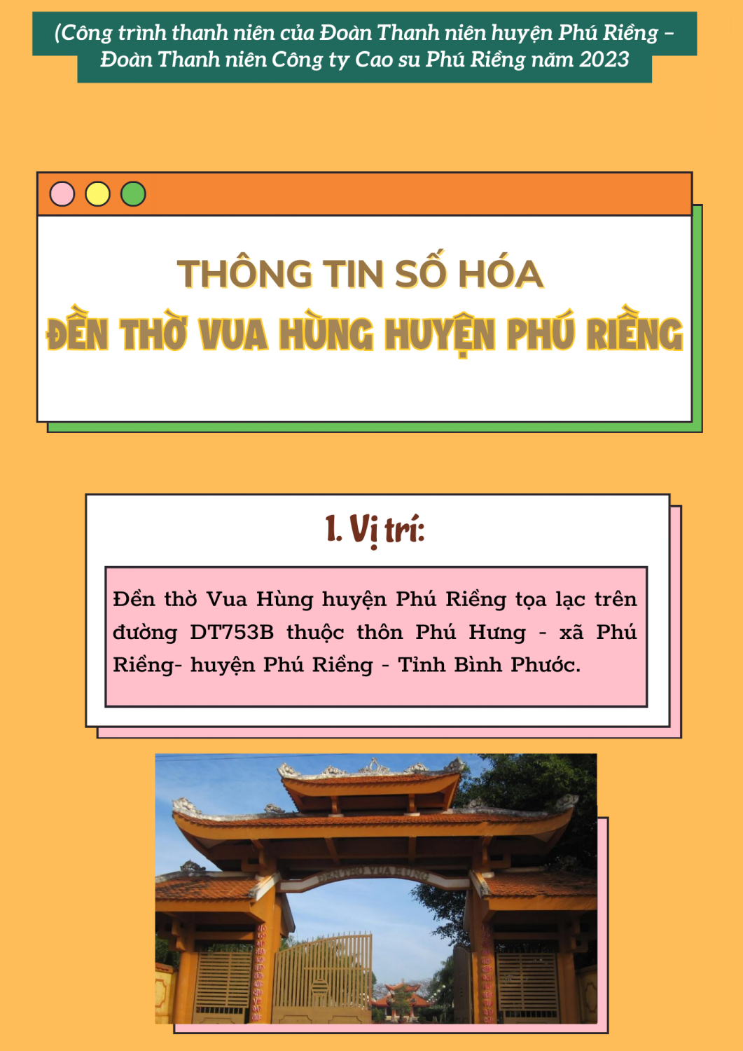 THÔNG TIN SỐ HÓA ĐỀN THỜ VUA HÙNG HI88 LỪA ĐẢO
