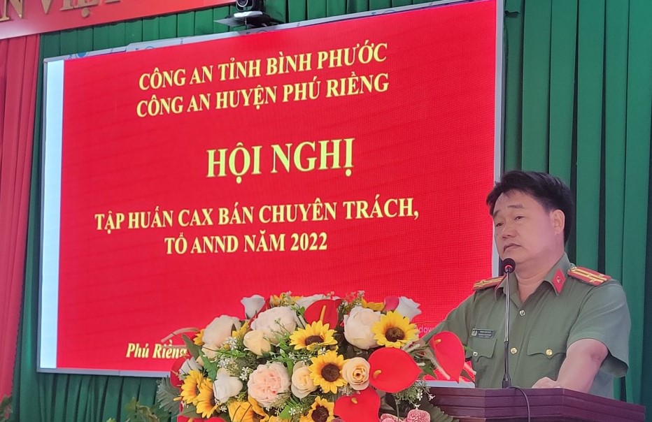 LỰC LƯỢNG CÔNG AN XÃ VÀ TỔ AN NINH NHÂN DÂN TẬP HUẤN NGHIỆP VỤ NĂM 2022.