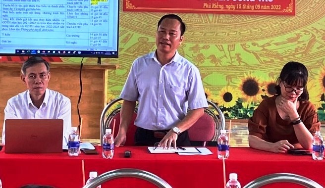 Phú Riềng: Giao ban cấp Tiểu học đầu năm học 2022-2023